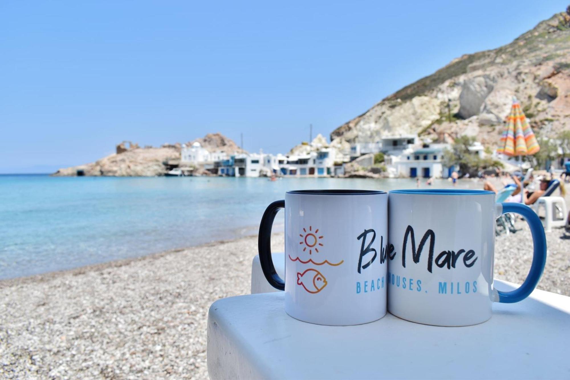 Blue Mare Apartments On The Beach Firopotamos الغرفة الصورة