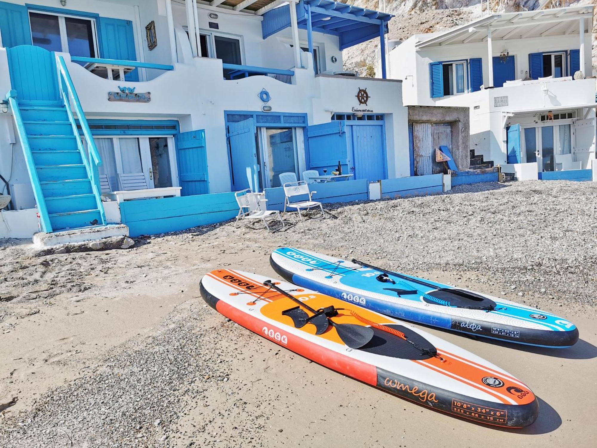 Blue Mare Apartments On The Beach Firopotamos الغرفة الصورة