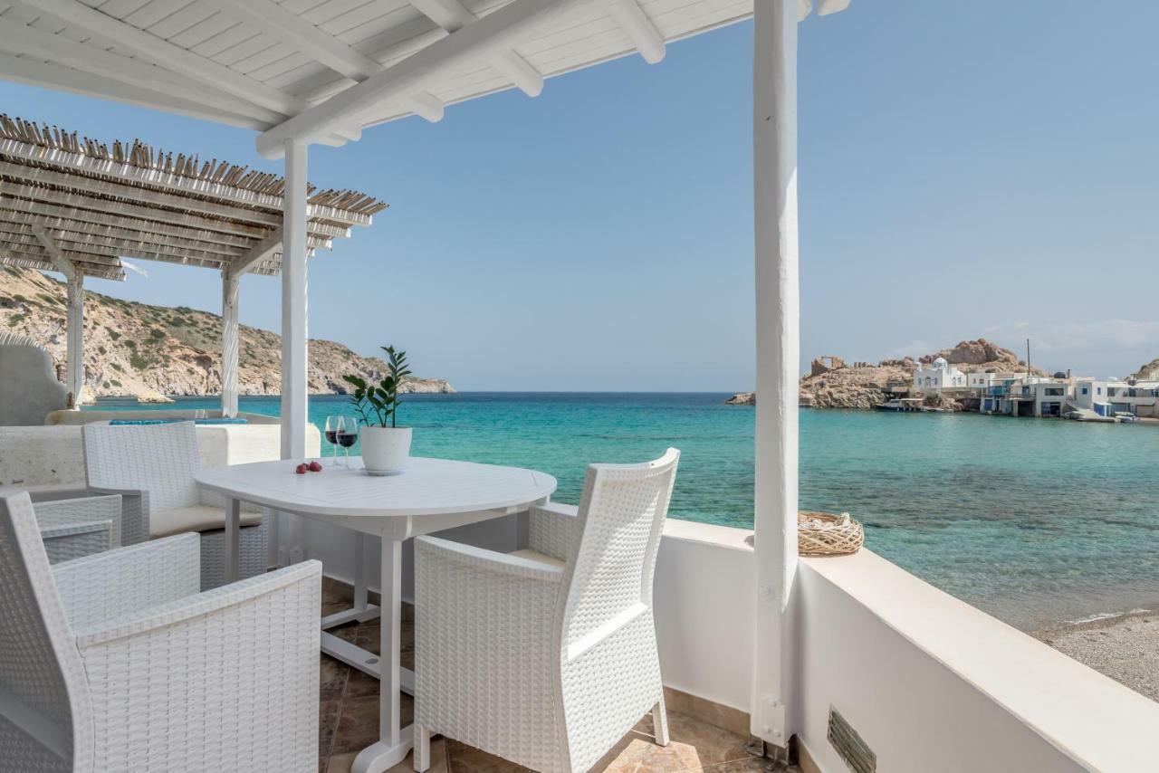 Blue Mare Apartments On The Beach Firopotamos المظهر الخارجي الصورة