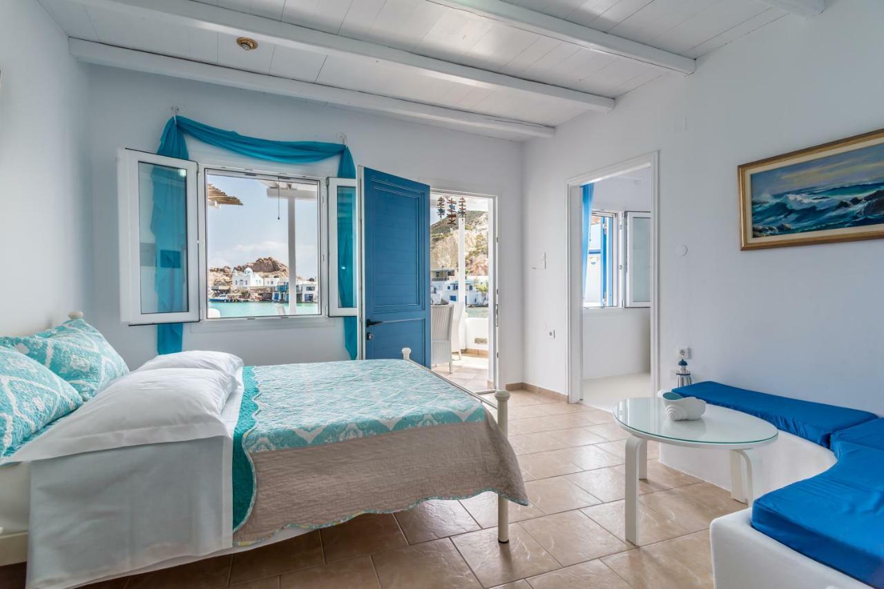 Blue Mare Apartments On The Beach Firopotamos المظهر الخارجي الصورة